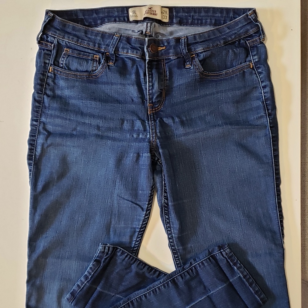 Hollister Girls Super Skinny Mid-Rise Jeans 9L